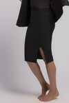 The Amazing Grace Front Slit Skirt - ONYX