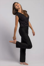 The Sacred Boot Cut Pant in ONYX side